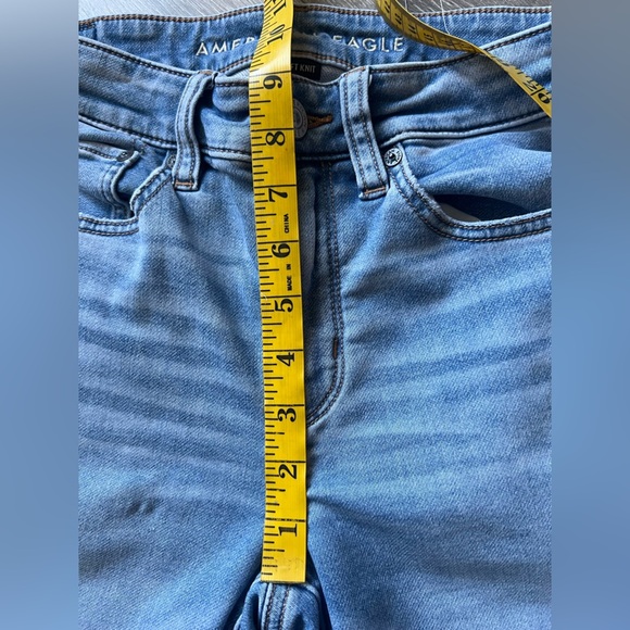 American Eagle Outfitters Soft Knit High Rise Distressed Jegging pants. Size 6 - Picture 12 of 14